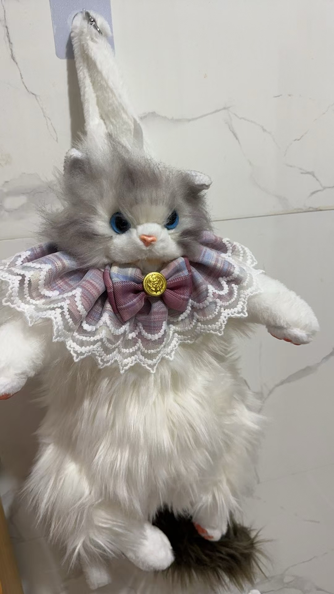 custom review-GOX Плюшевый рюкзак стандартный (обычный) женский серый коричневый