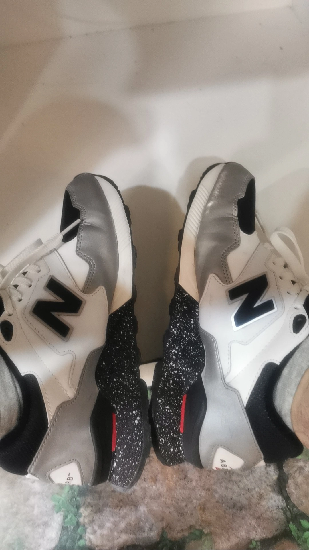 custom review-New Balance NB 878 Low Топ Повседневная обувь Унисекс Черный Белый Серый D Ширина