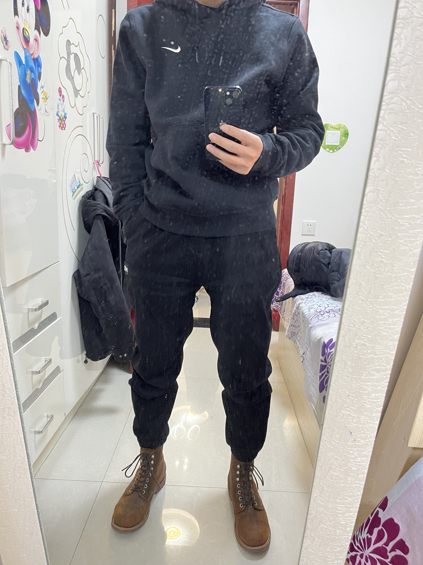 custom review-Nike Club Свитшот Мужской Черный Белый