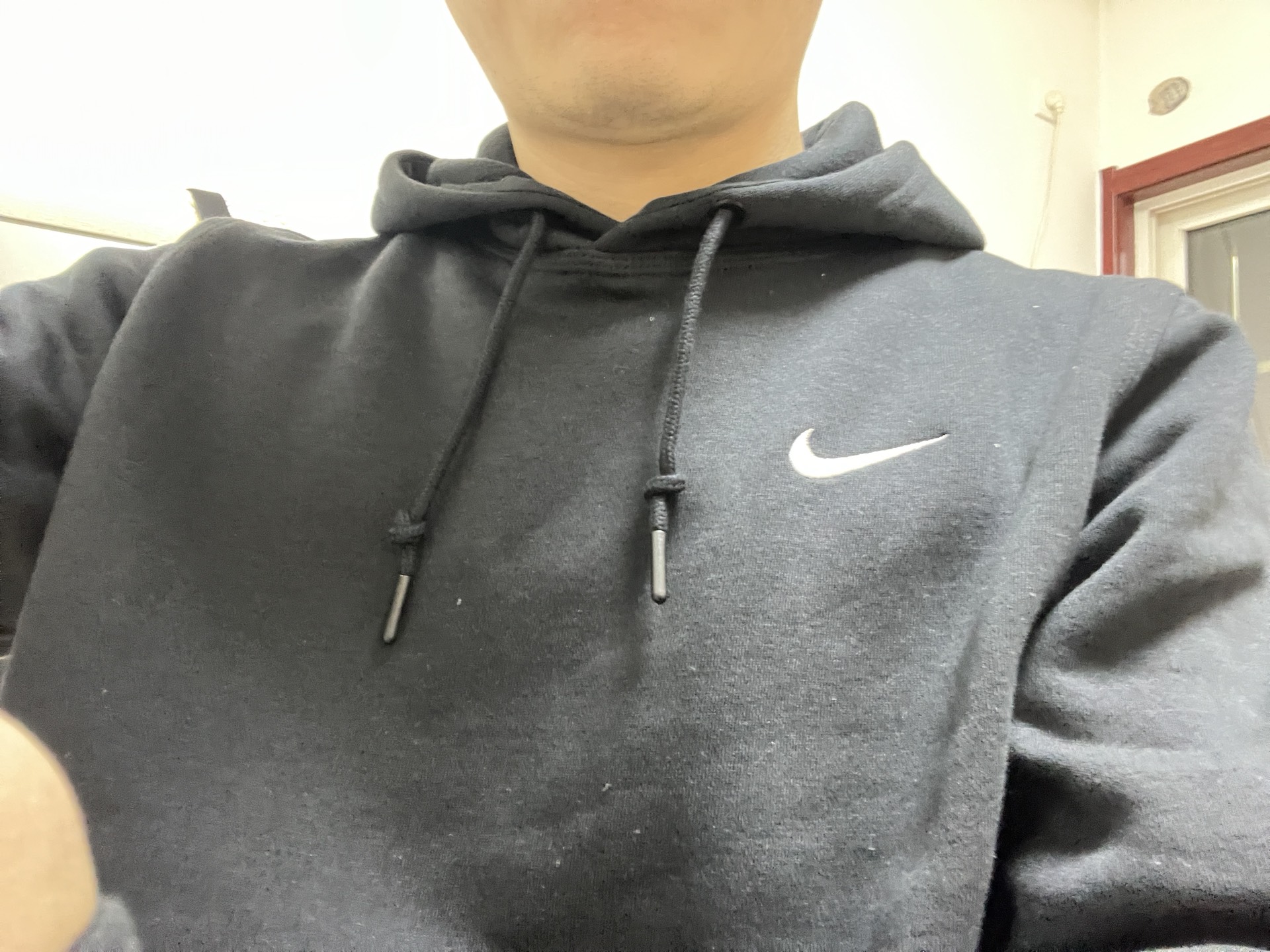 custom review-Nike Club Свитшот Мужской Черный Белый