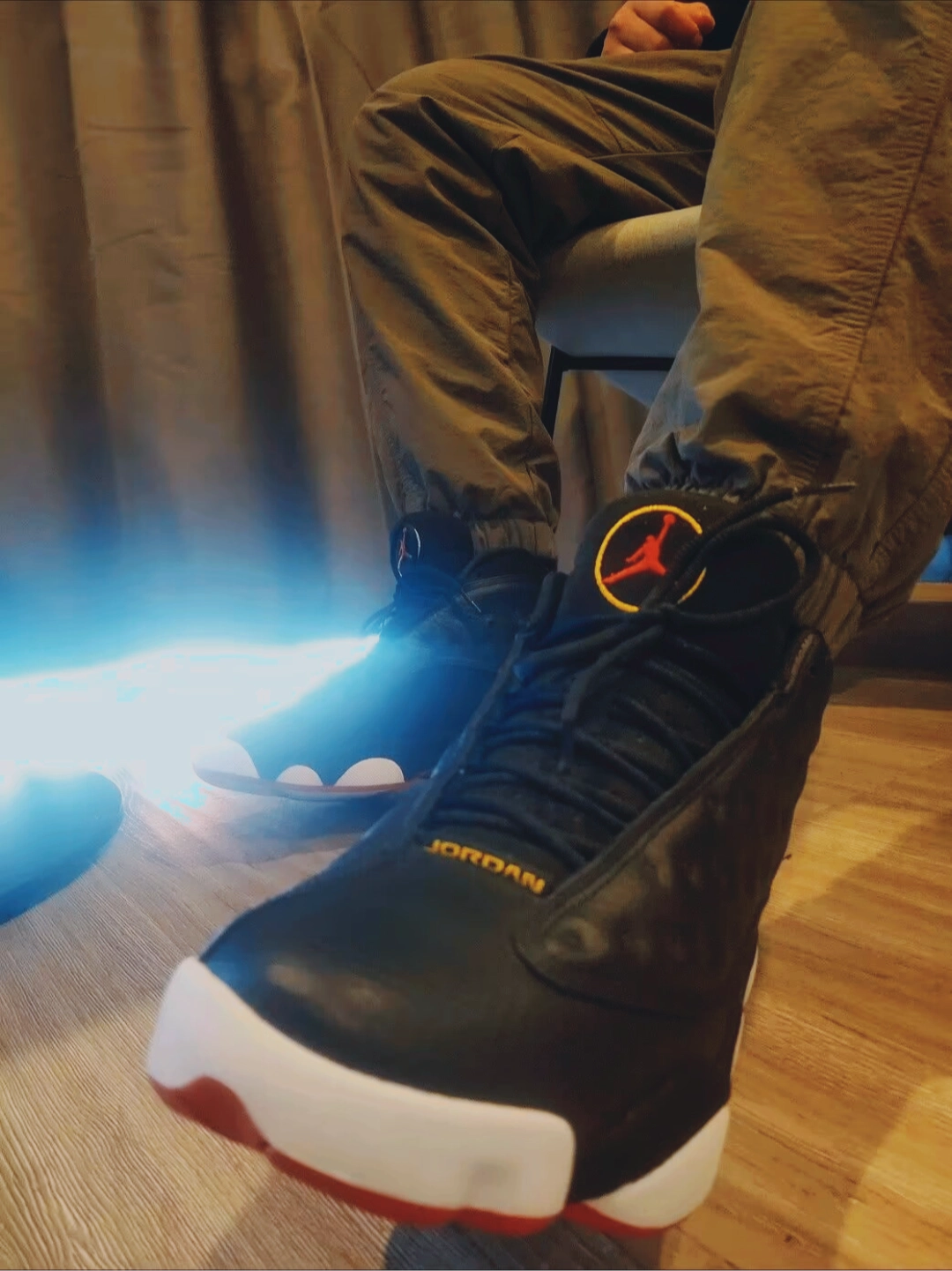 custom review-Jordan Air Jordan 13 'Playoffs' MID Топ Винтажные баскетбольные кроссовки Унисекс Черный Playoff Выпуск 2023 года