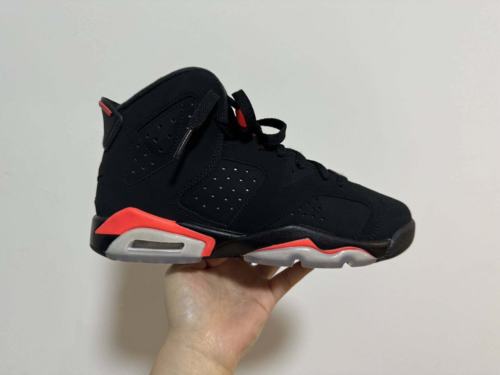 custom review-Jordan 6 Retro Black Infrared 2019 GS