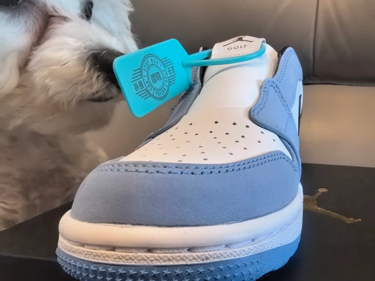 custom review-Jordan Air Jordan 1 Mule Low Топ Скейтборд Кроссовки Унисекс Синий Белый Черный