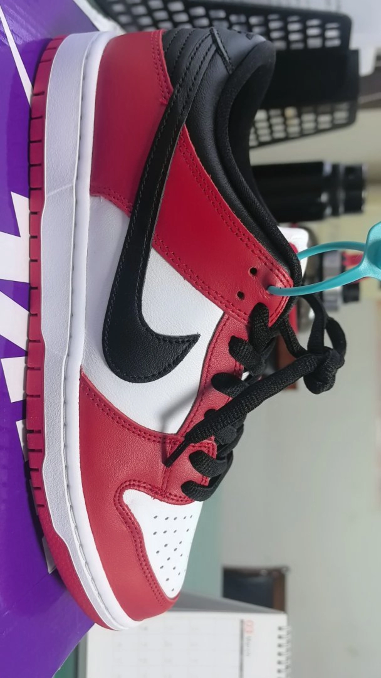 custom review-Nike Dunk SB Pro 'Чикаго' Low Скейтборд Кроссовки Unisex Черный Белый Красный