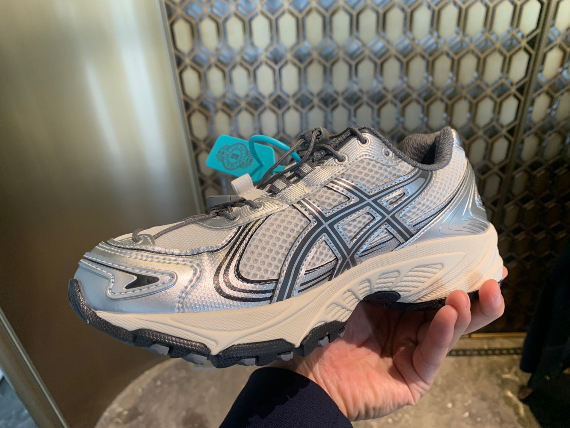 custom review-ASICS Gel Kahana TR V4 Low Топ Повседневная Обувь Унисекс Серебристо-Белый