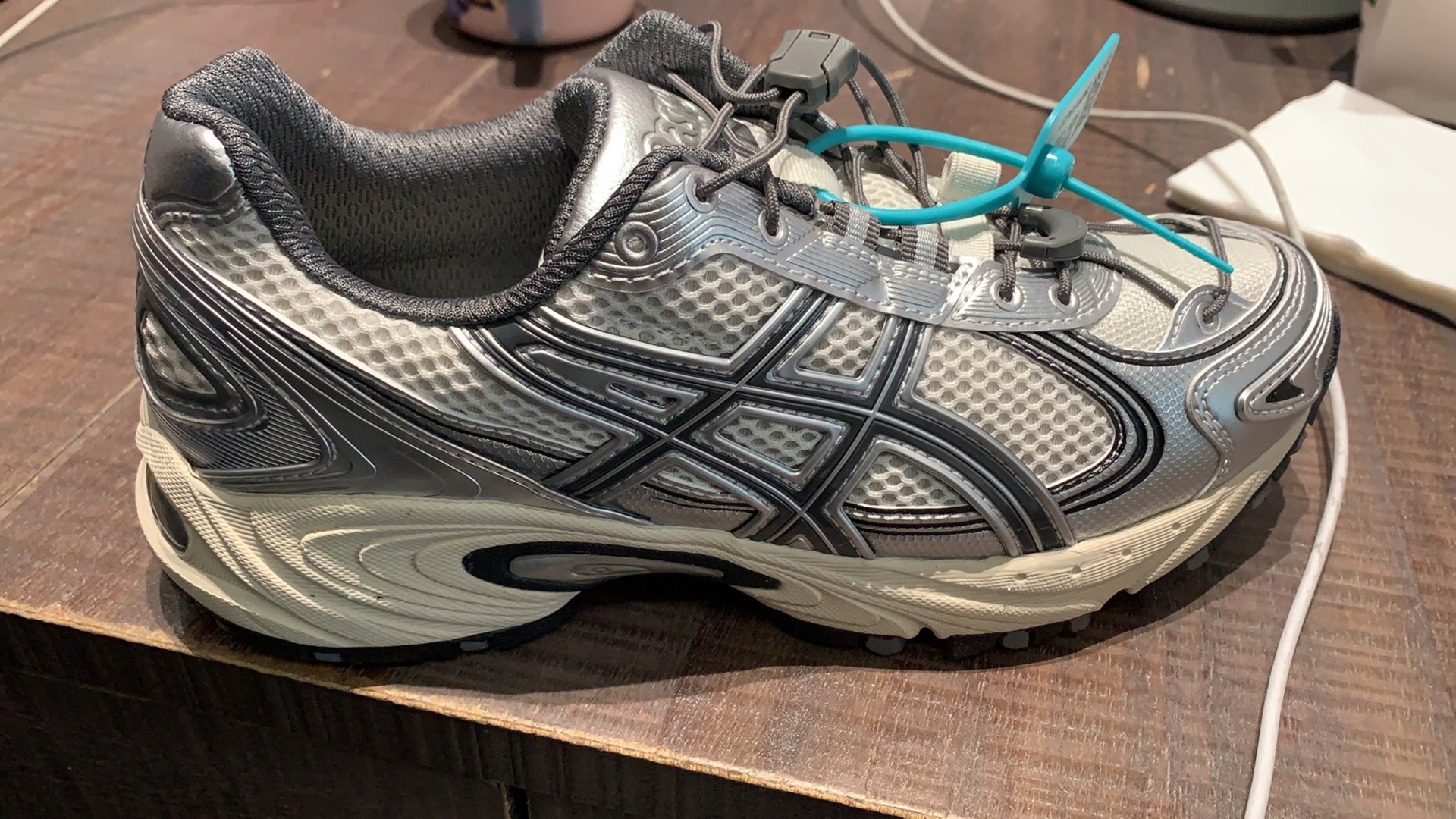 custom review-ASICS Gel Kahana TR V4 Low Топ Повседневная Обувь Унисекс Серебристо-Белый