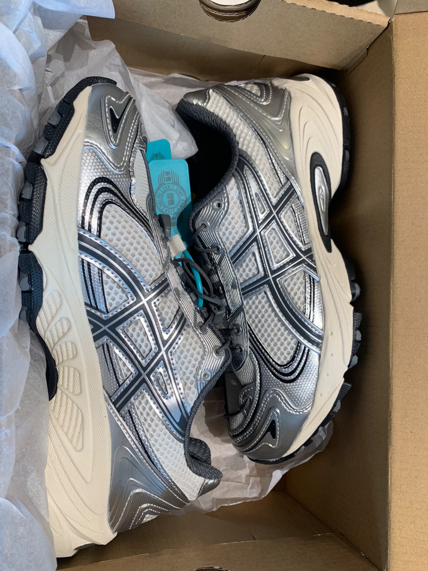 custom review-ASICS Gel Kahana TR V4 Low Топ Повседневная Обувь Унисекс Серебристо-Белый