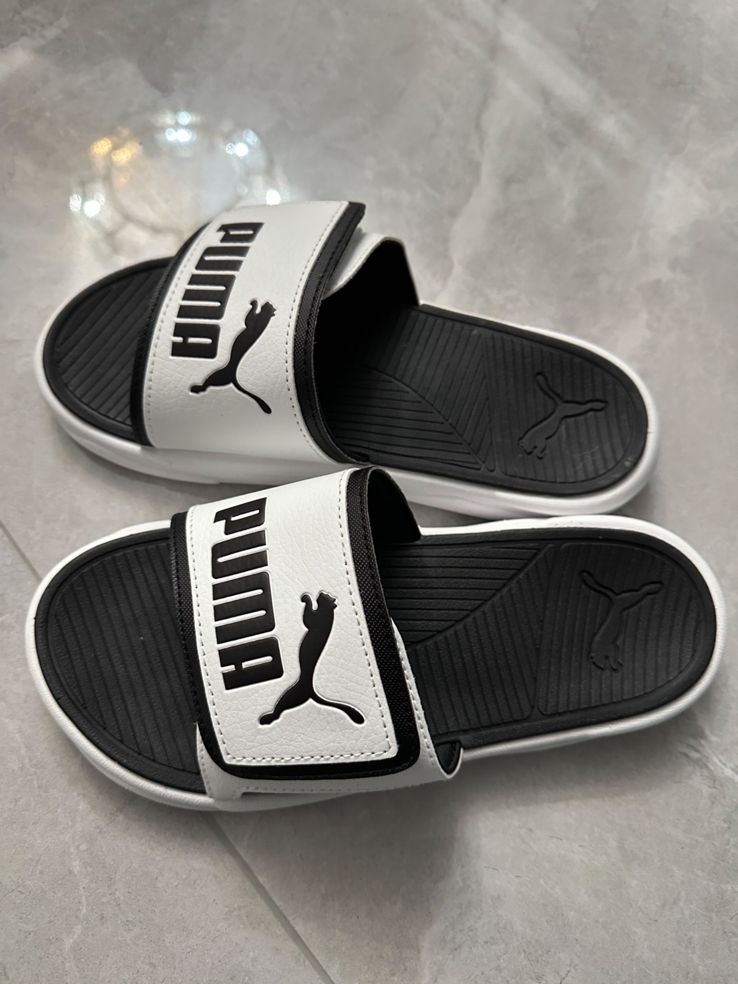 custom review-PUMA Шов Slip-Resistant Slippers Unisex