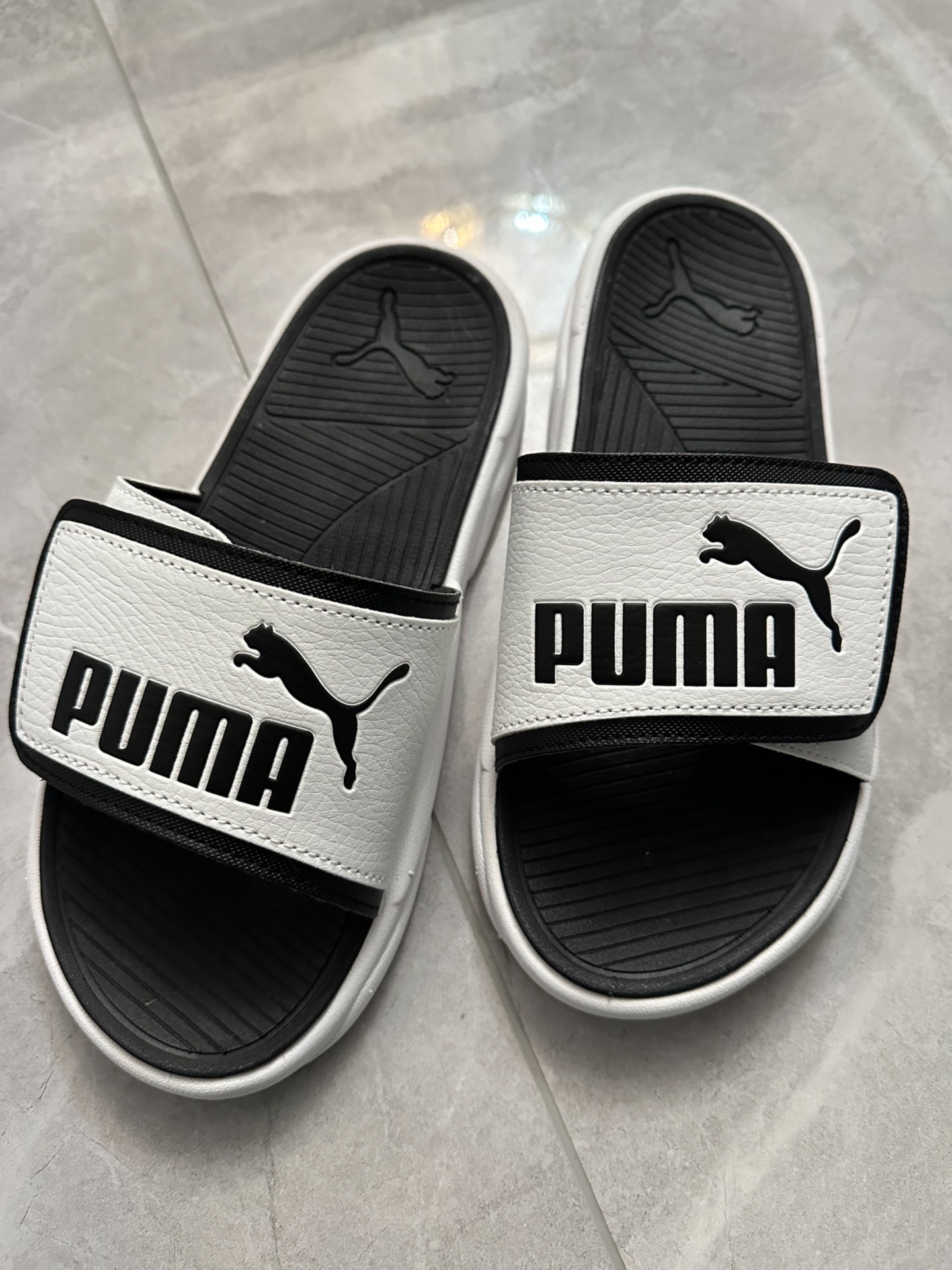 custom review-PUMA Шов Slip-Resistant Slippers Unisex