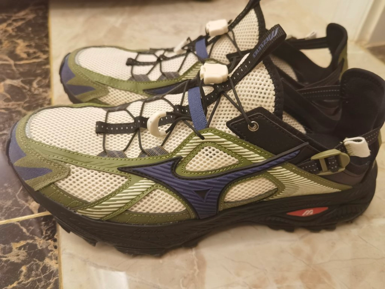 custom review-Mizuno Racer Trail Обувь для горных походов Оливково-зеленый Унисекс