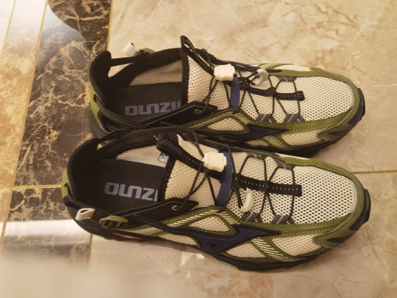 custom review-Mizuno Racer Trail Обувь для горных походов Оливково-зеленый Унисекс