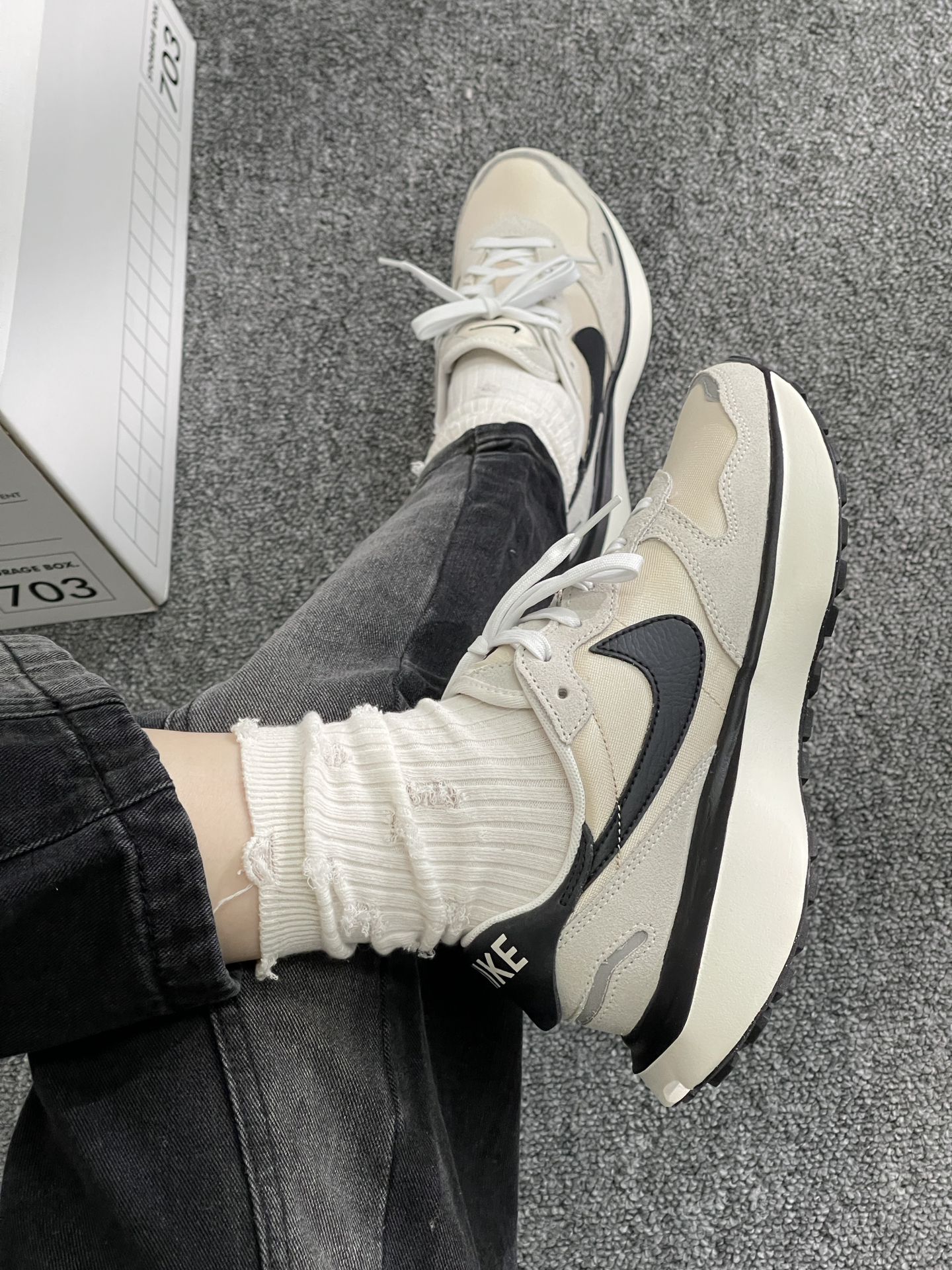 近期超爱的nike华夫鞋!有点小酷!