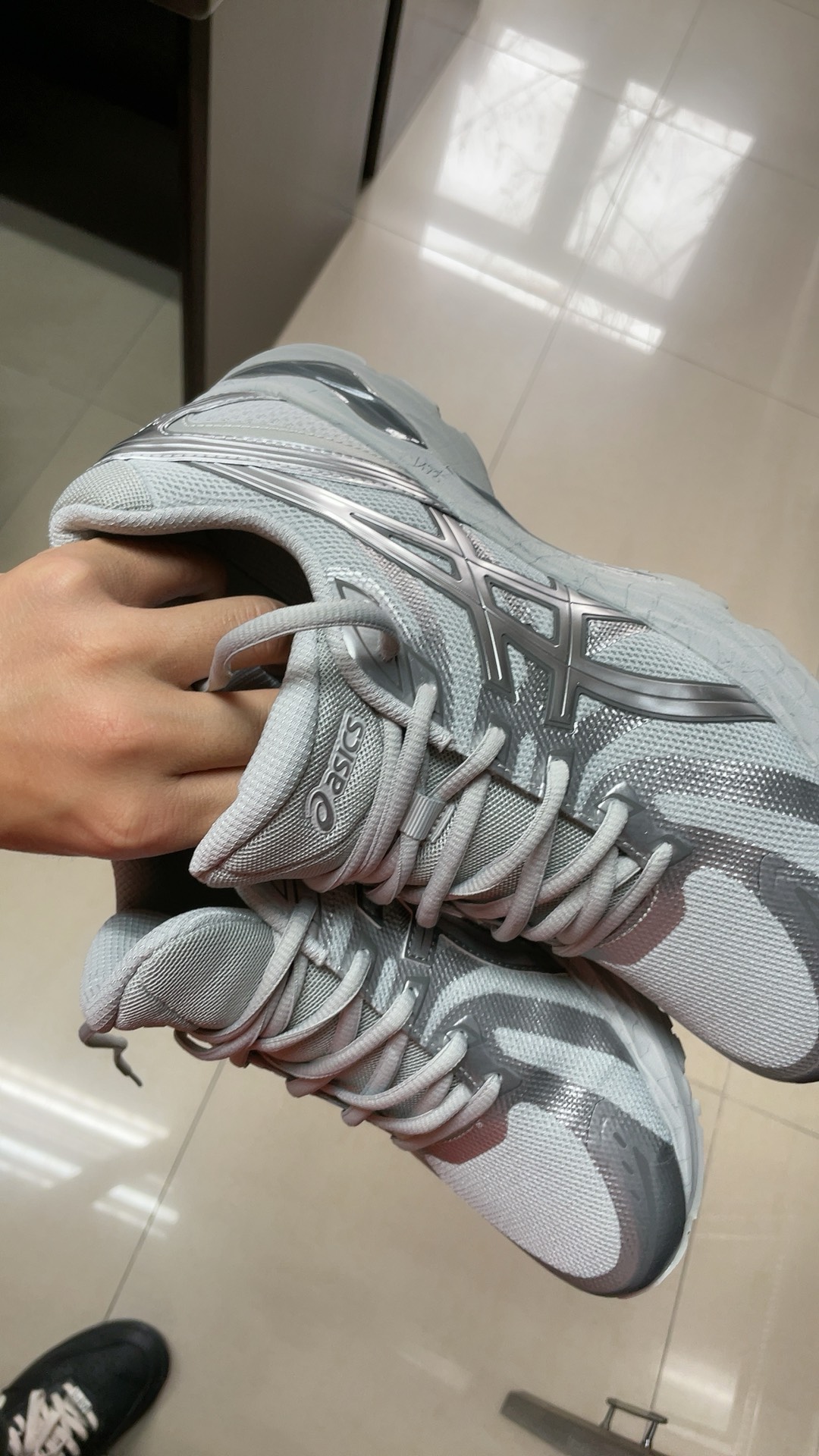 custom review-ASICS Гель FLUX Размер CN Низкий Топ Повседневный Длинный Бег Спринт Городской Коммутирование Беговые кроссовки Мужской Светло-серый