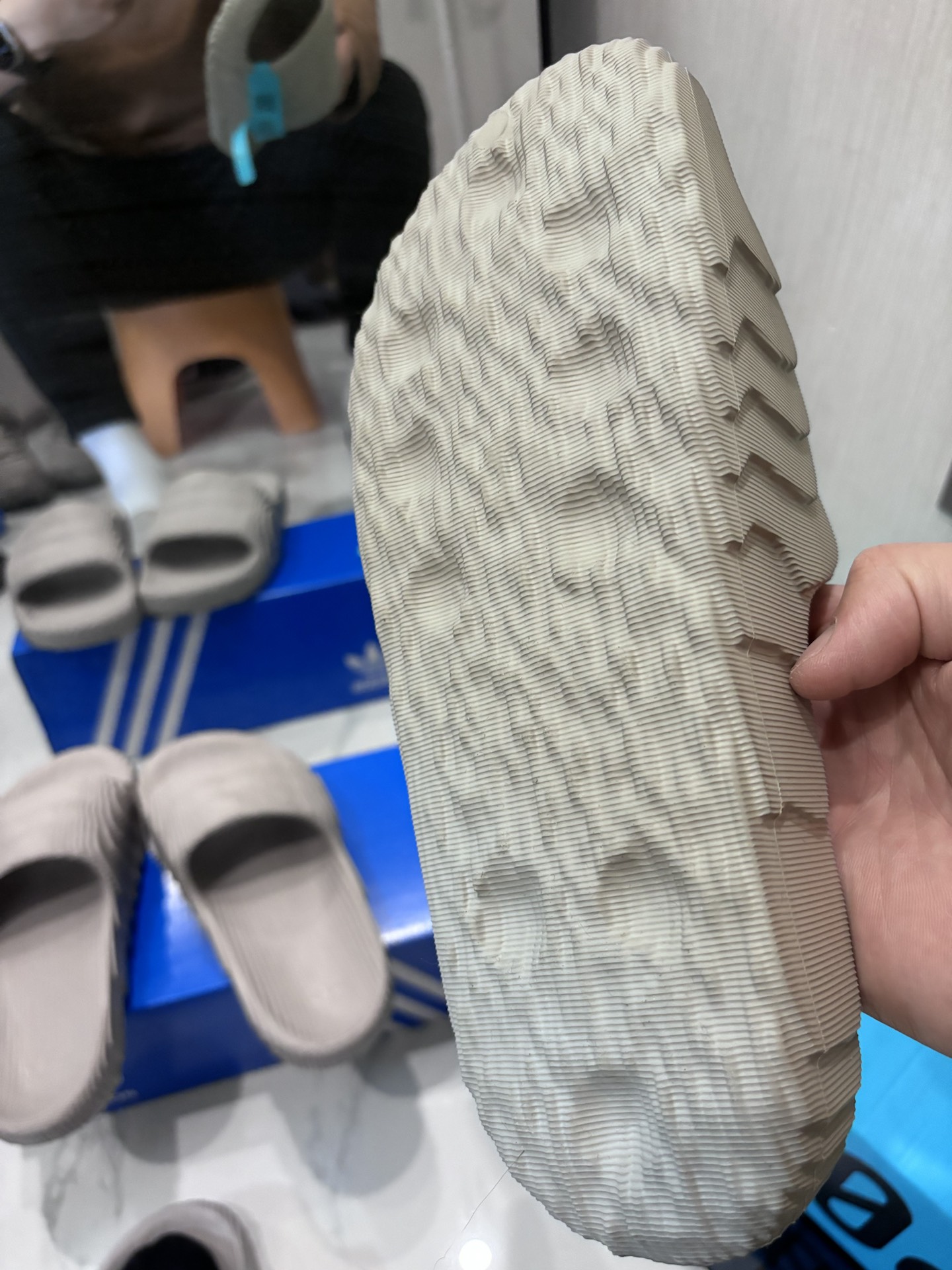 custom review-adidas originals Adilette 22 Сланцы Унисекс Темно-Серый