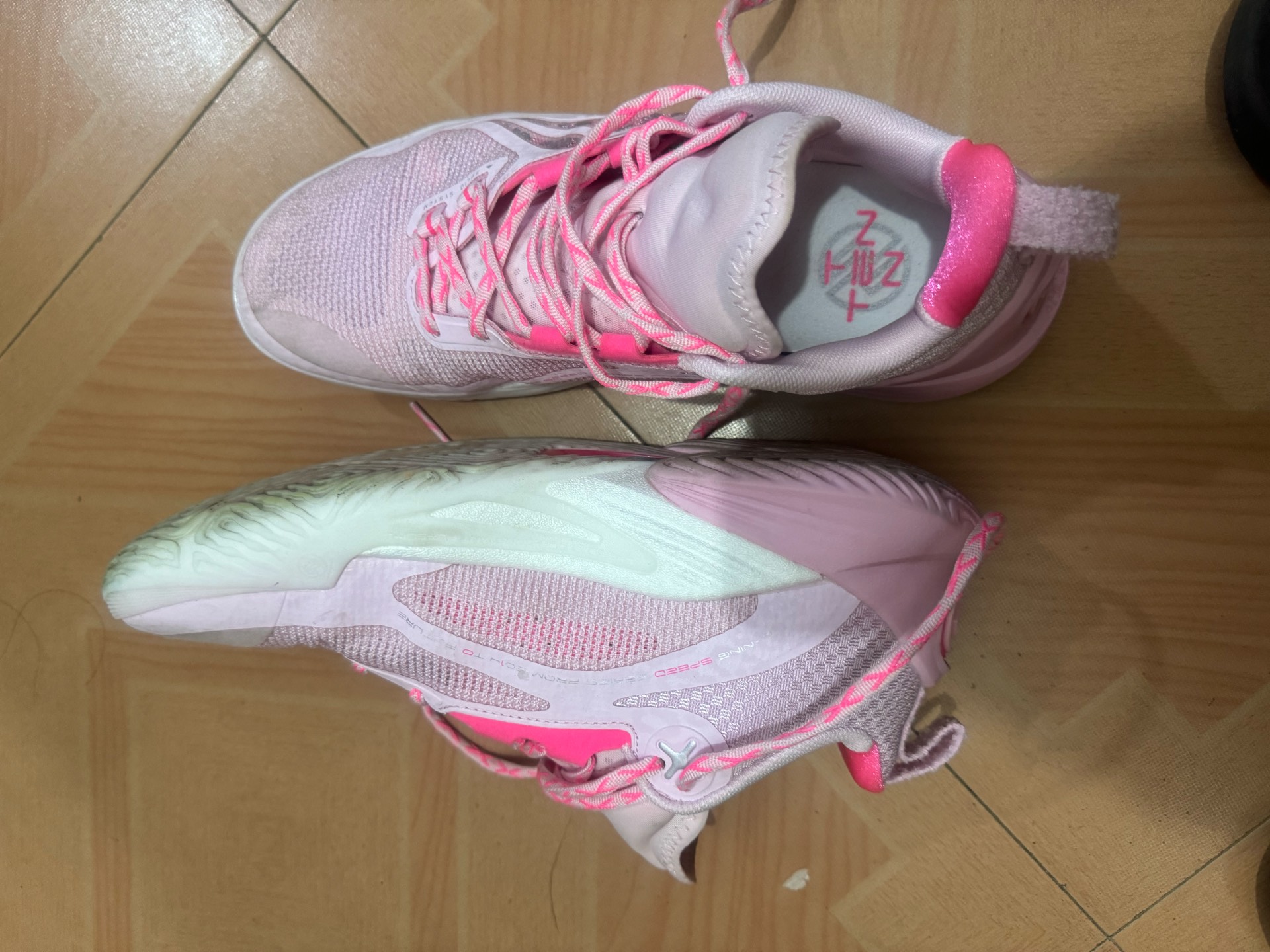 custom review-Подкладка Speed 10 Баскетбольные кроссовки Low Top Soft Розовый Вишневый Мужской