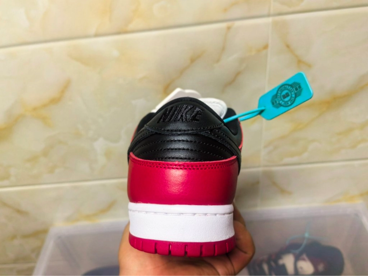 custom review-Nike Dunk SB Pro 'Чикаго' Low Скейтборд Кроссовки Unisex Черный Белый Красный