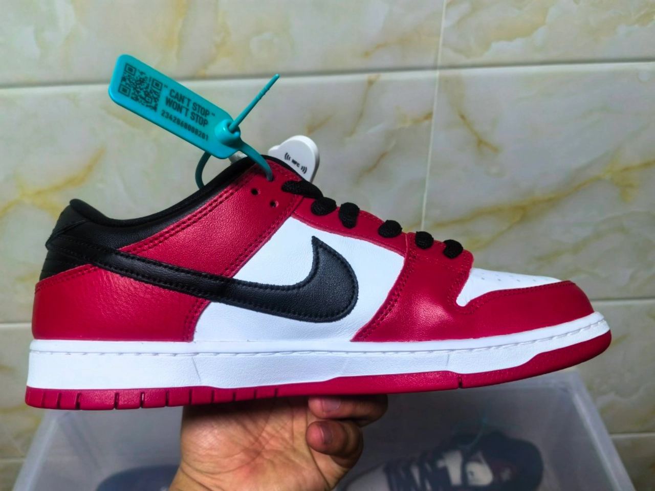 custom review-Nike Dunk SB Pro 'Чикаго' Low Скейтборд Кроссовки Unisex Черный Белый Красный