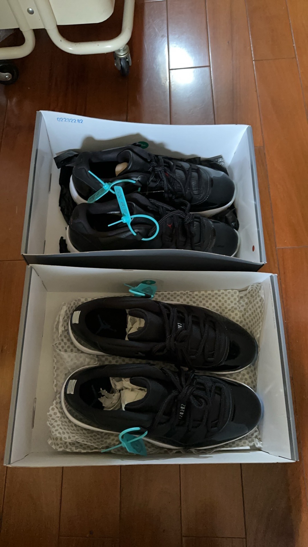 custom review-Jordan Air Jordan 11 Retro Low 'Space Jam' Low Top Винтажные баскетбольные кроссовки Мужской Черный Белый