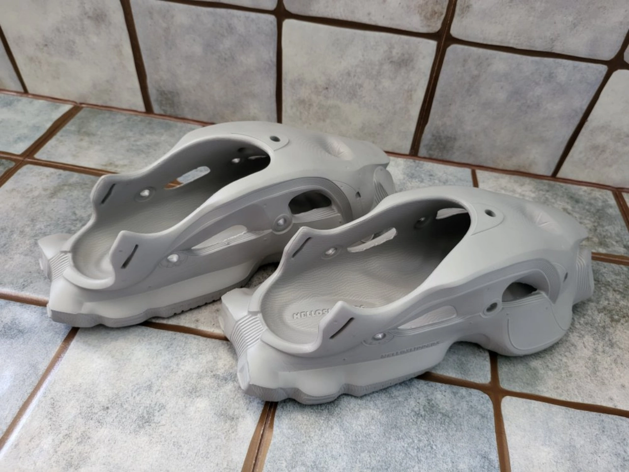 custom review-HelloSlippers Mech Robo Сабо Унисекс