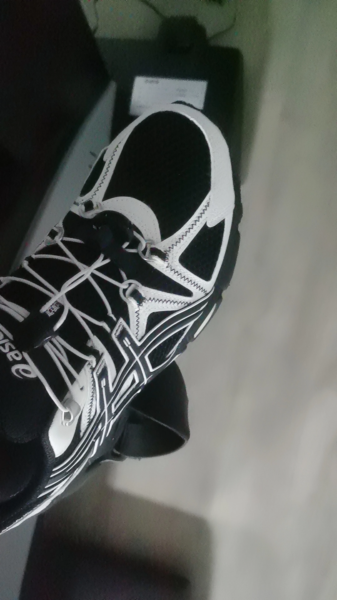 custom review-ASICS Гель Kahana 8 FL Беговые кроссовки Низкий Топ Черный Белый Мужской