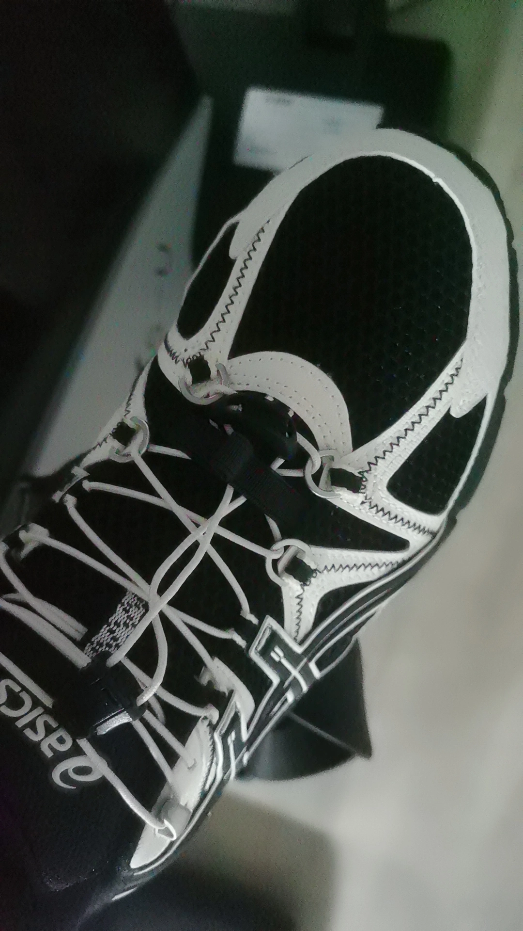 custom review-ASICS Гель Kahana 8 FL Беговые кроссовки Низкий Топ Черный Белый Мужской