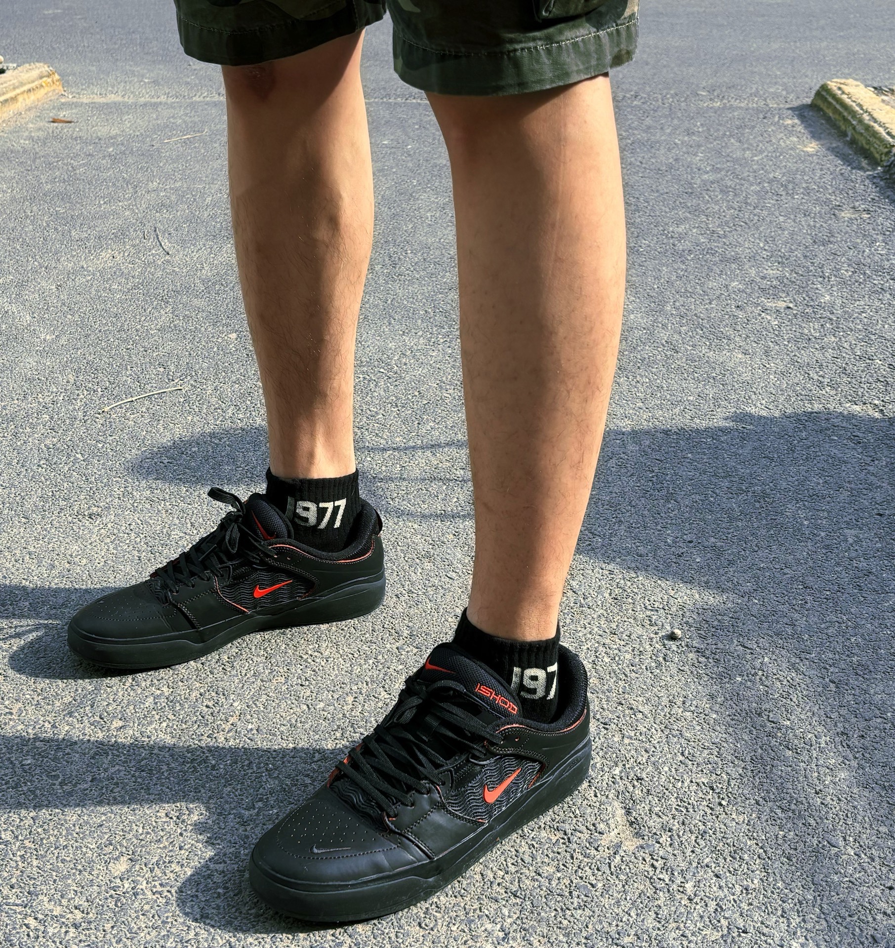 custom review-Nike SB Ishod Low Топ Скейтборд Кроссовки Унисекс Черный