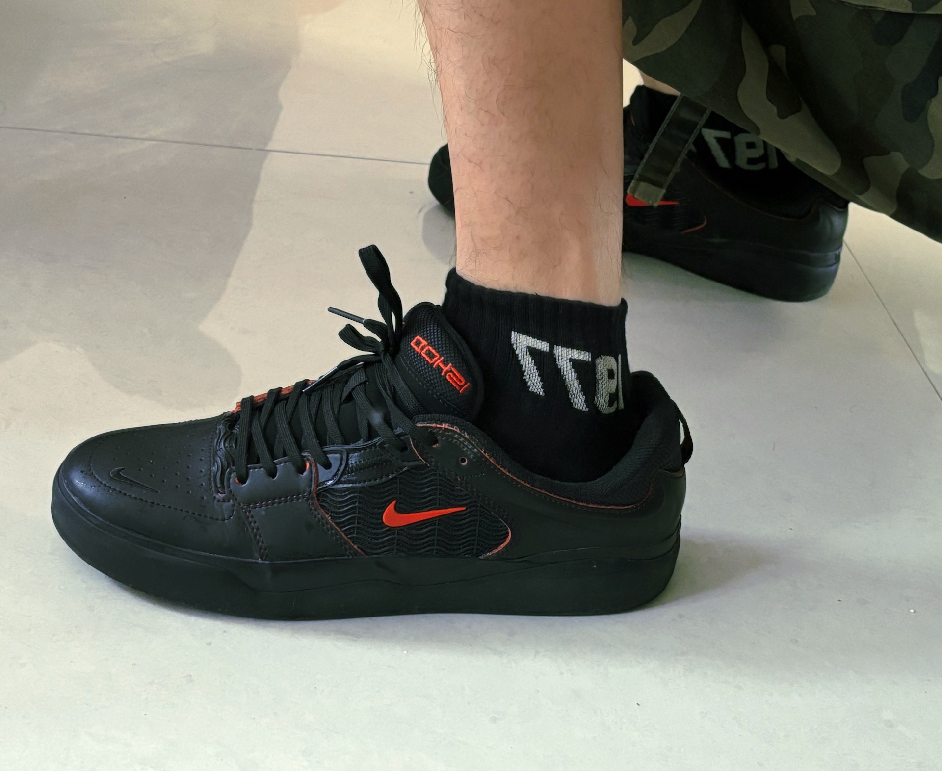 custom review-Nike SB Ishod Low Топ Скейтборд Кроссовки Унисекс Черный