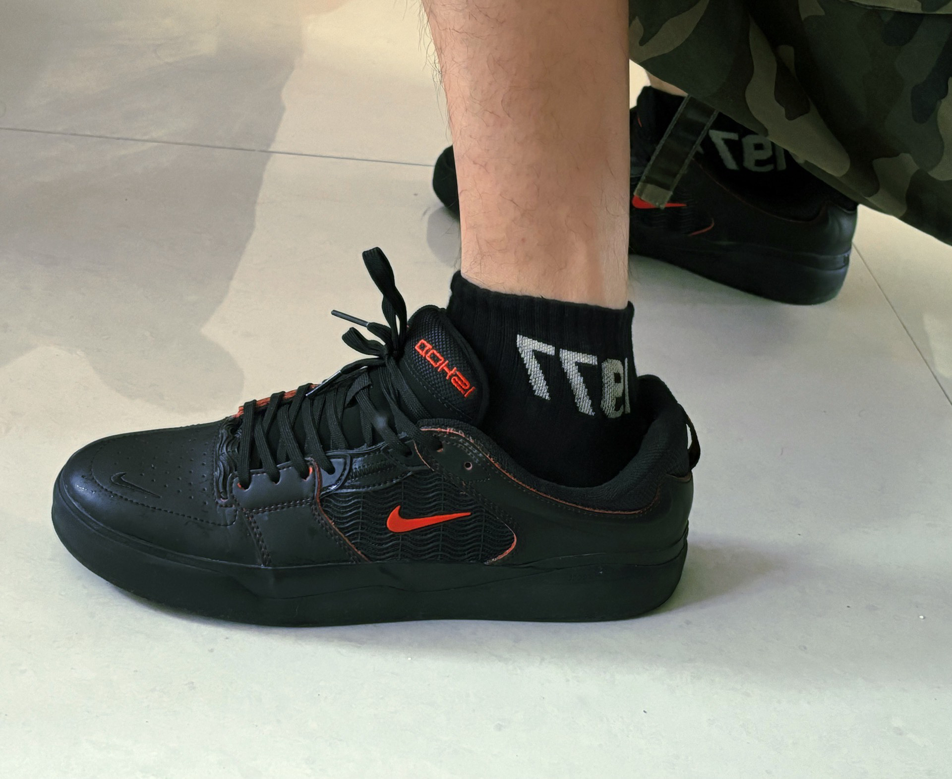 custom review-Nike SB Ishod Low Топ Скейтборд Кроссовки Унисекс Черный