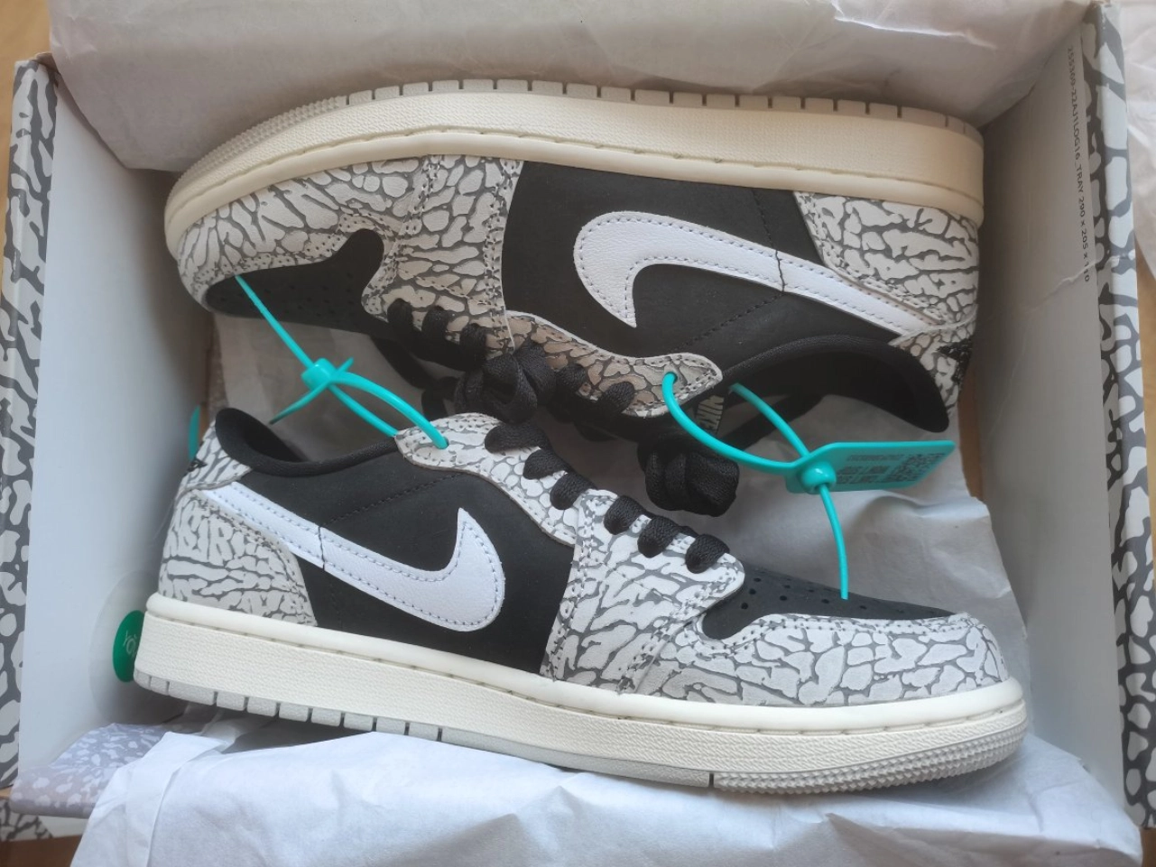 custom review-Air Jordan 1 Retro Low Og 'Black Cement'