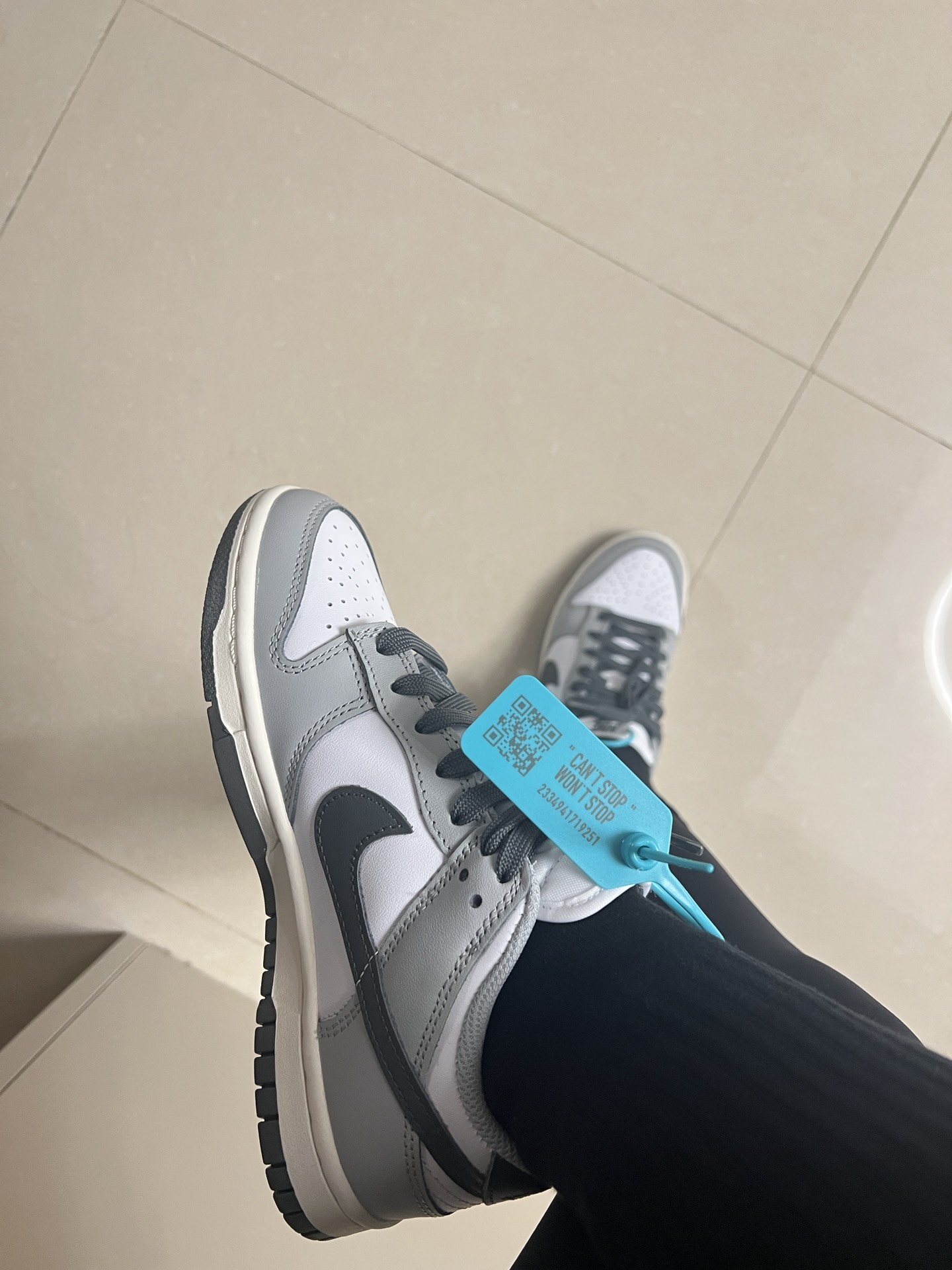 custom review-Nike Dunk Low Топ Кроссовки для скейтбординга Женские Белые Серые