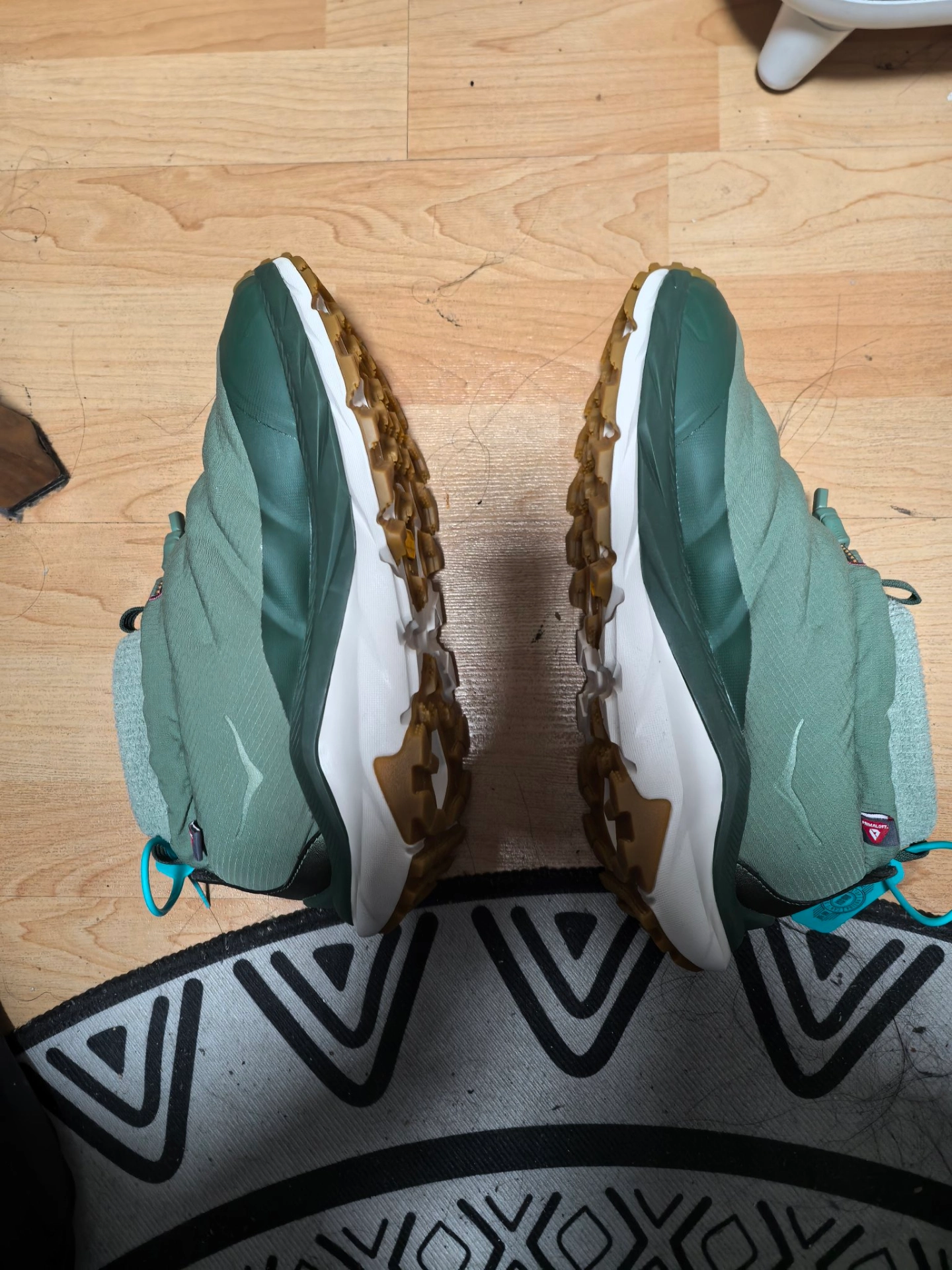 custom review-HOKA ONE ONE Kaha 2 Slip-resistant Abrasion-resistant Thermal MID Top Hiking Shoes Unisex Green HOKA ONE ONE Kaha 2 Противоскользящий Износостойкий Термический MID Топ Походная обувь Унисекс Зеленый