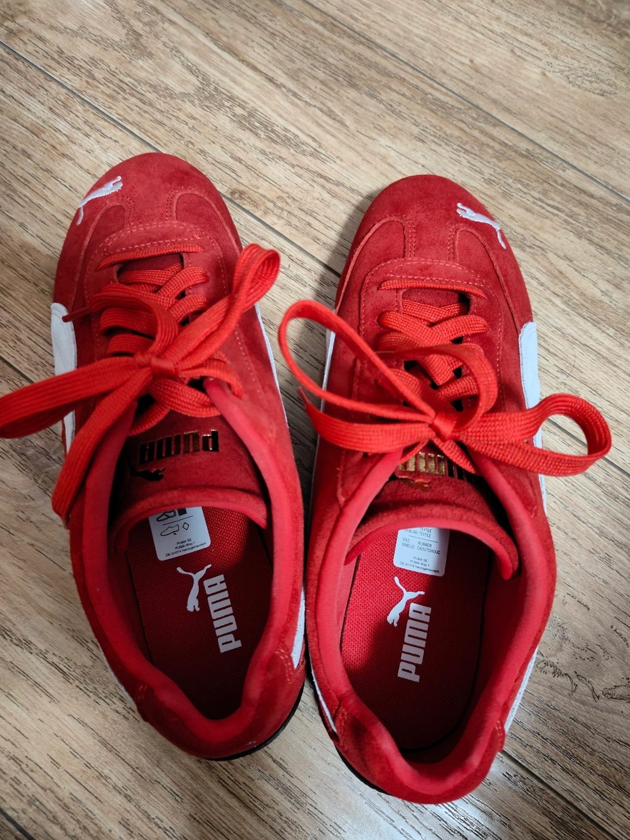 custom review-PUMA Speedcat Go OG Устойчивые к истиранию Низкие Кроссовки для тренировок Унисекс Пламя Красный