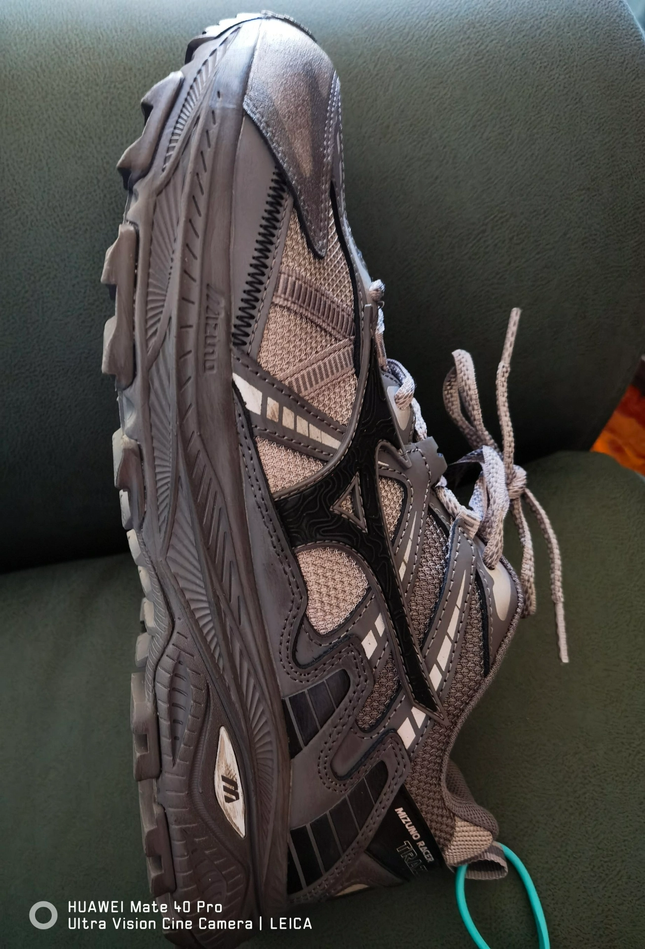 custom review-Mizuno Racer Trail Low Топ Беговые кроссовки Унисекс Серый Черный