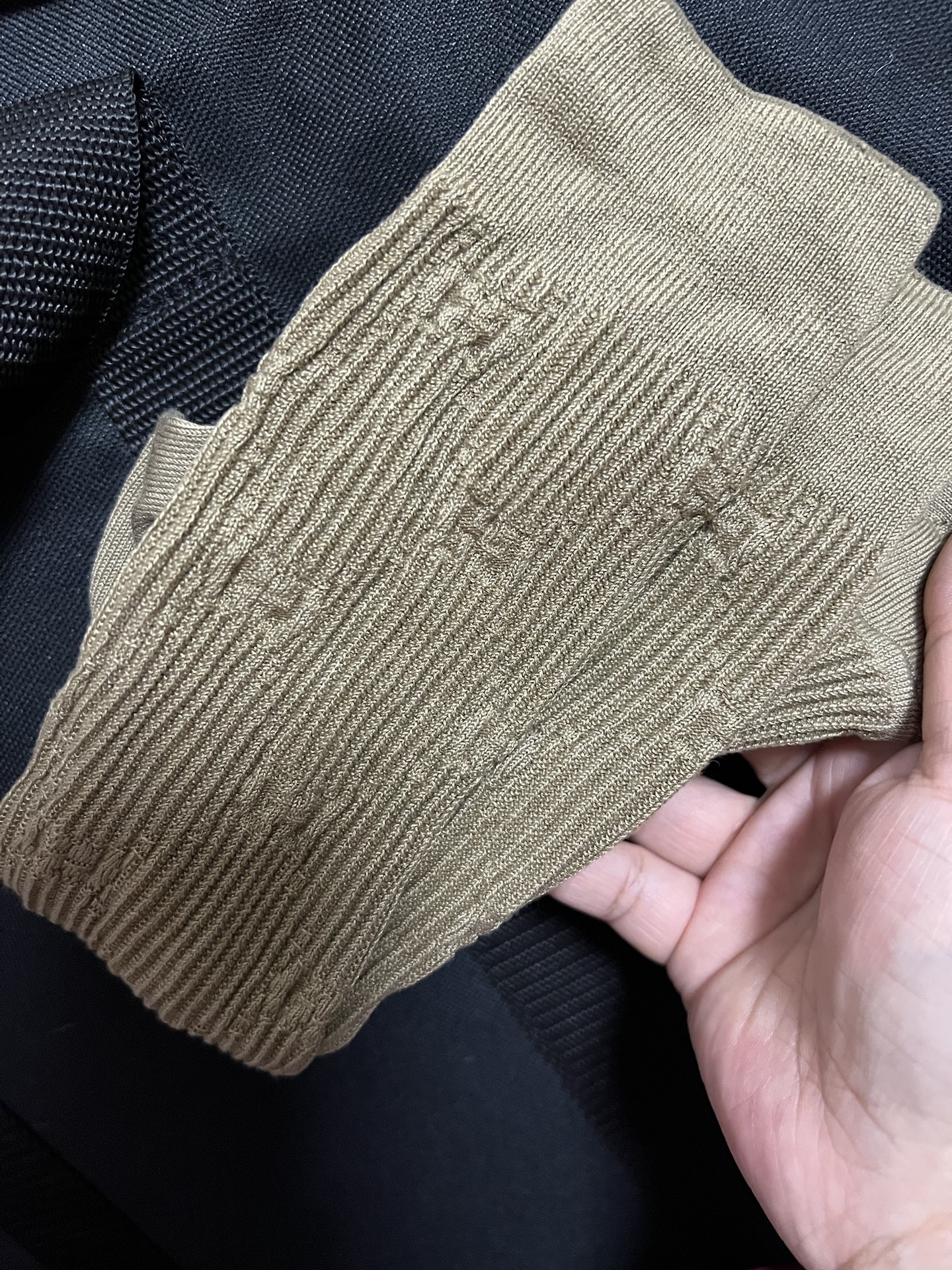 custom review-GUCCI FW22 Высокие носки до колена женские коричневые