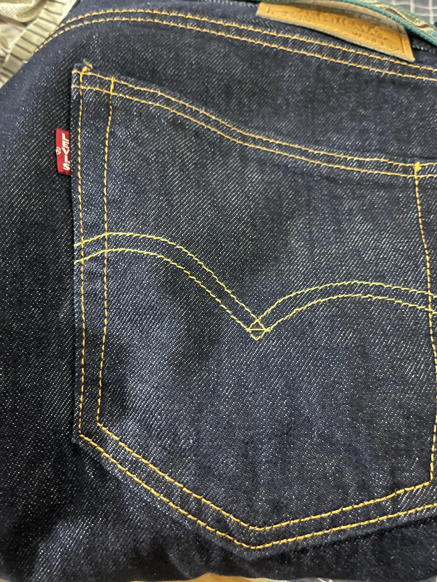 custom review-Levis Темный Индиго Мужские Джинсы
