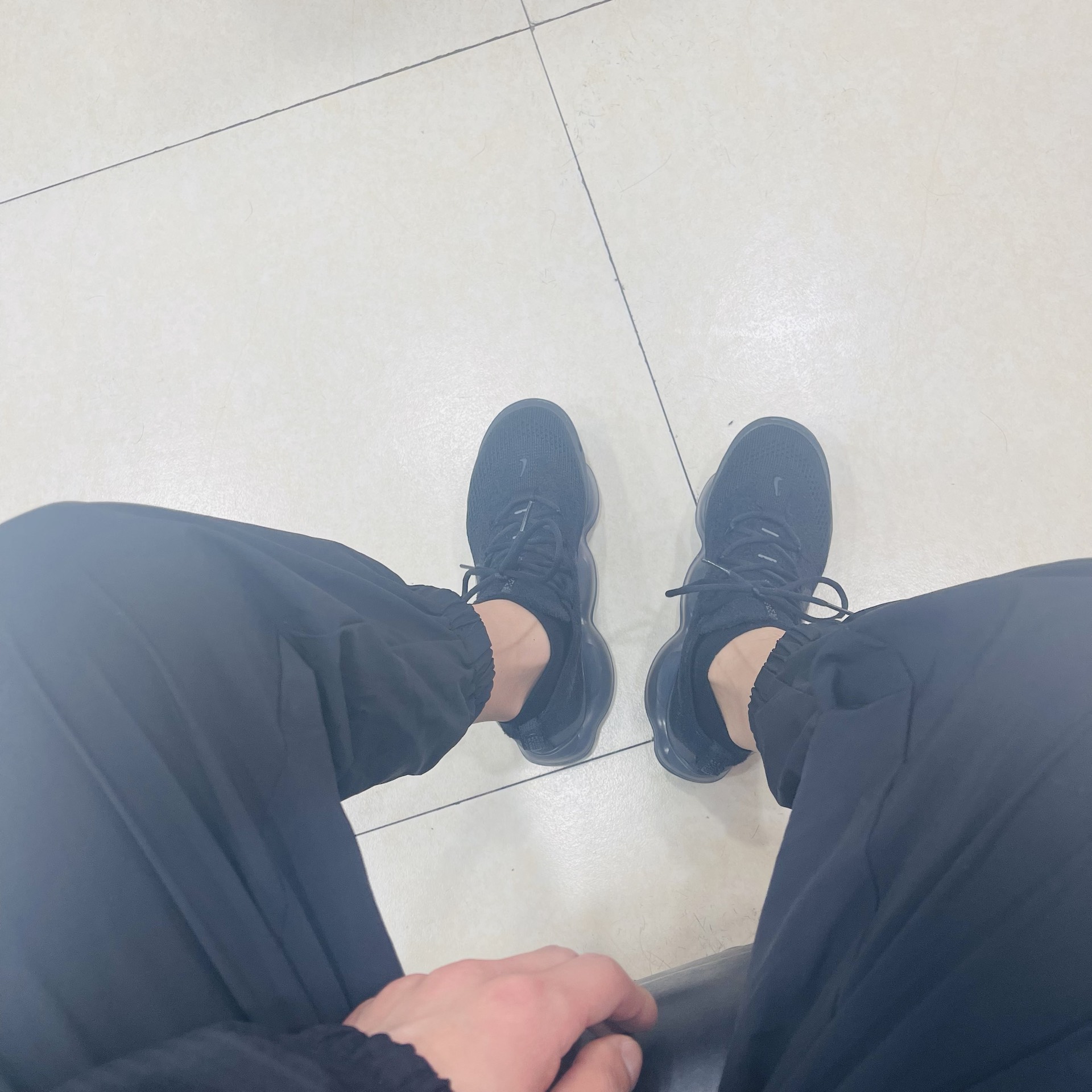 custom review-Nike Air Max Scorpion Амортизация Износостойкий Низкий Топ Повседневные Беговые кроссовки Женские Черные Переработанный Материал