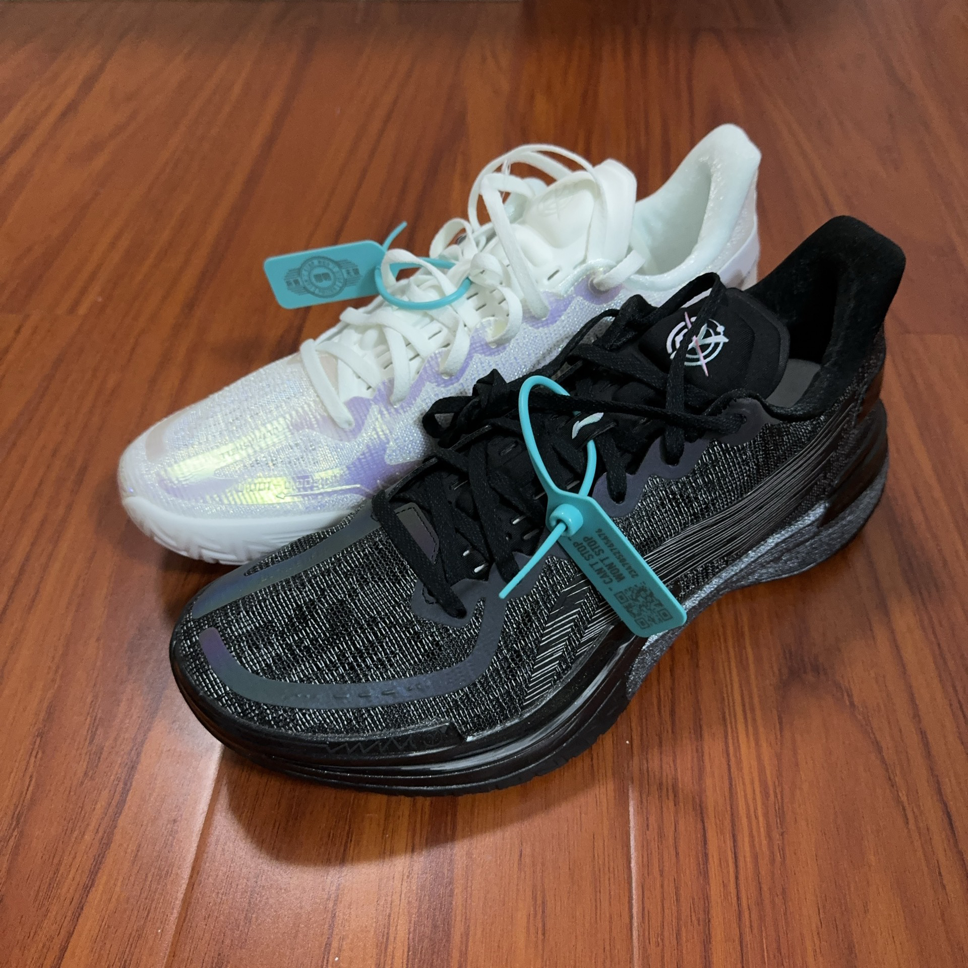 李宁伽马45码,黑白鸳鸯