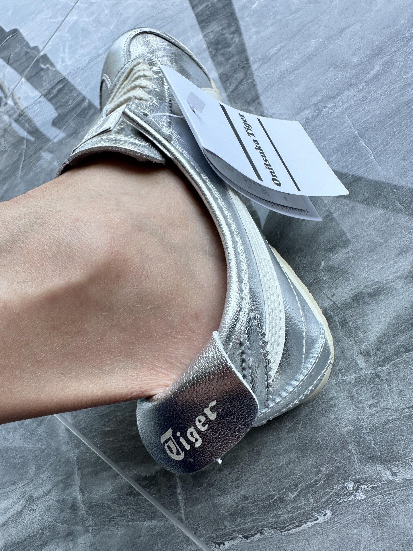 custom review-Onitsuka Tiger Mexico 66 'Silver Off White'