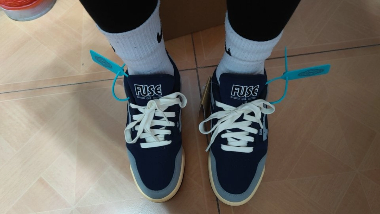 custom review-Asics Гель Fuse Low Топ Винтажные Баскетбольные Кроссовки Унисекс Темно-Синий