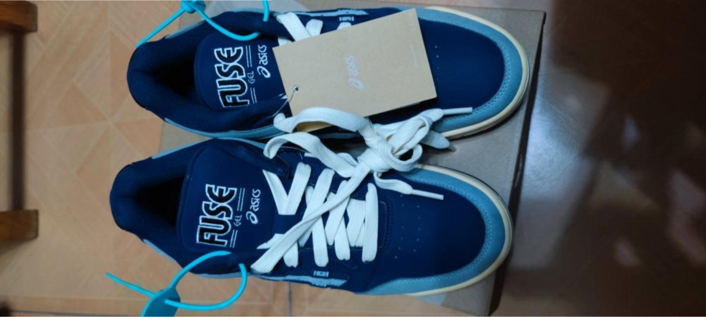 custom review-Asics Гель Fuse Low Топ Винтажные Баскетбольные Кроссовки Унисекс Темно-Синий