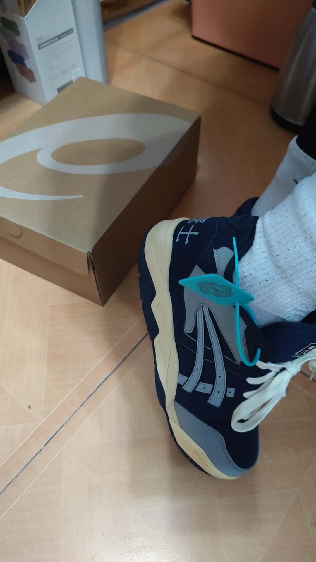 custom review-Asics Гель Fuse Low Топ Винтажные Баскетбольные Кроссовки Унисекс Темно-Синий