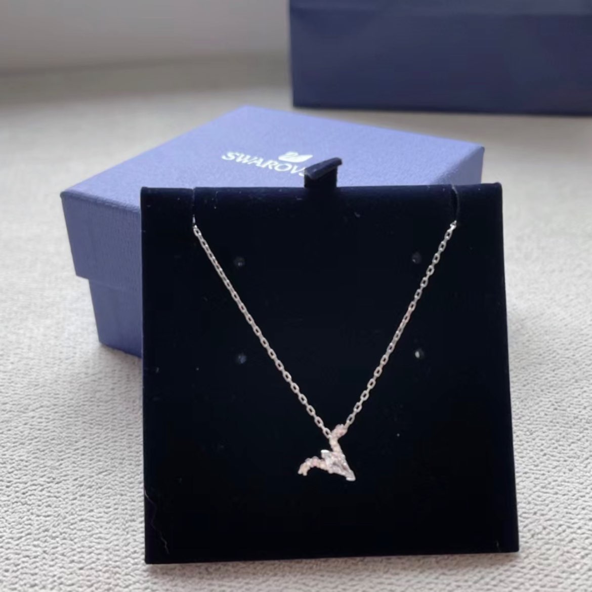 custom review-Swarovski Zodiac II Сплав Имитация Кристалл Ожерелья Женские Серебряные