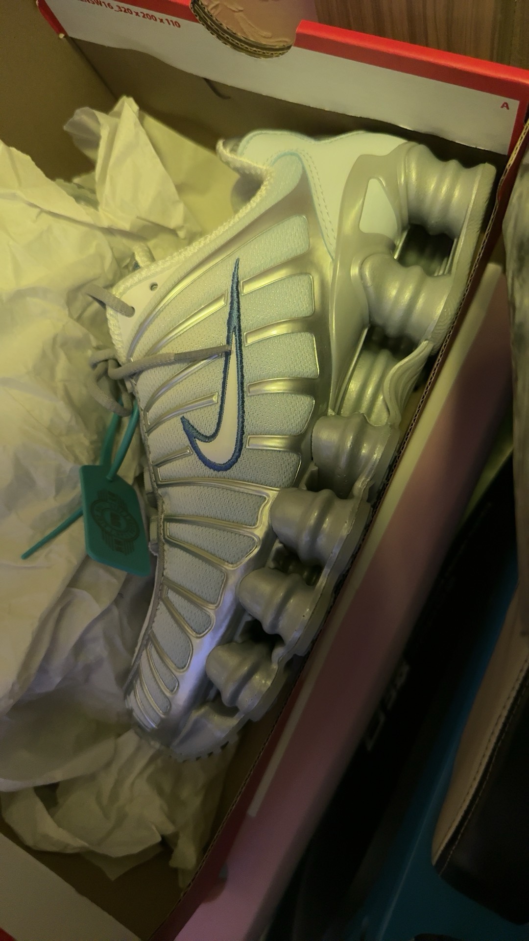 custom review-Nike Shox TL Series Аbrasion Resistant Shock Absorbers Поддержка Отскок Низкий Топ Повседневные Беговые кроссовки Женские Серебряный