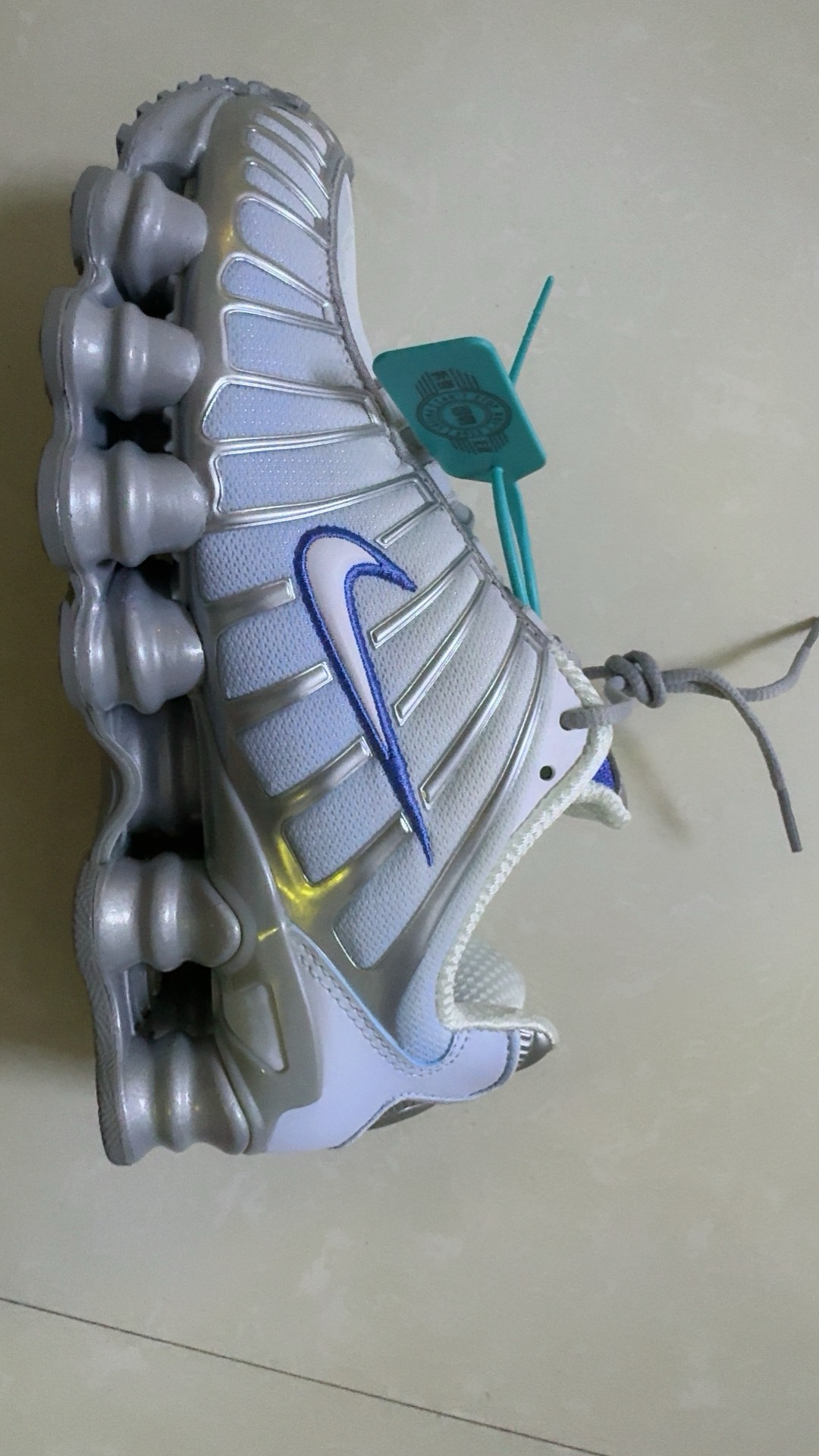 custom review-Nike Shox TL Series Аbrasion Resistant Shock Absorbers Поддержка Отскок Низкий Топ Повседневные Беговые кроссовки Женские Серебряный