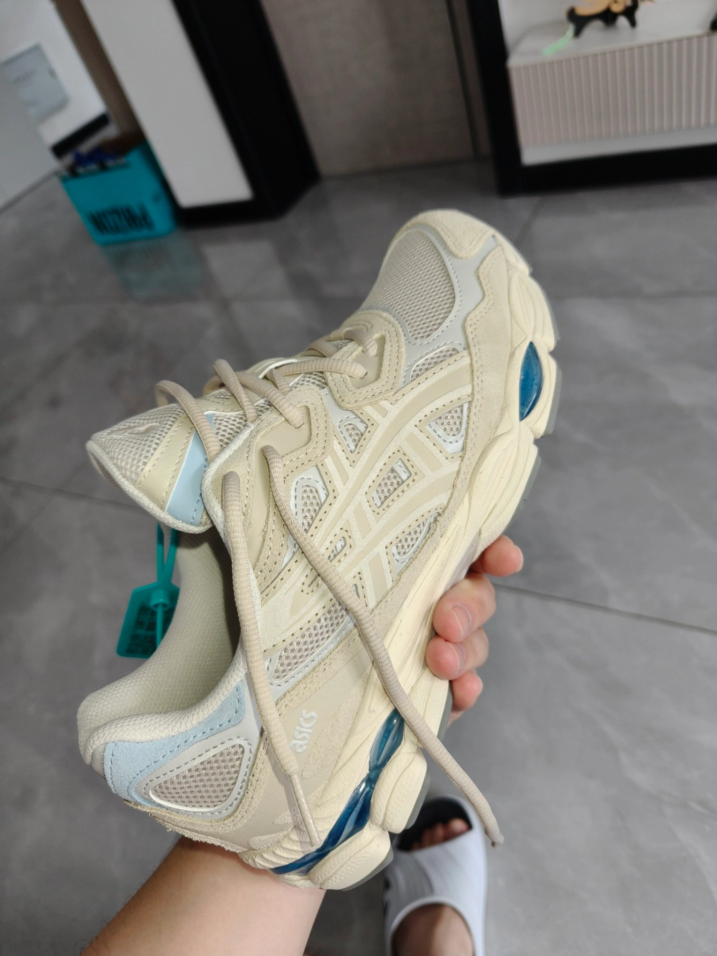 custom review-Asics Gel NYC Low Топ Повседневный Мужской Серый Серебряный
