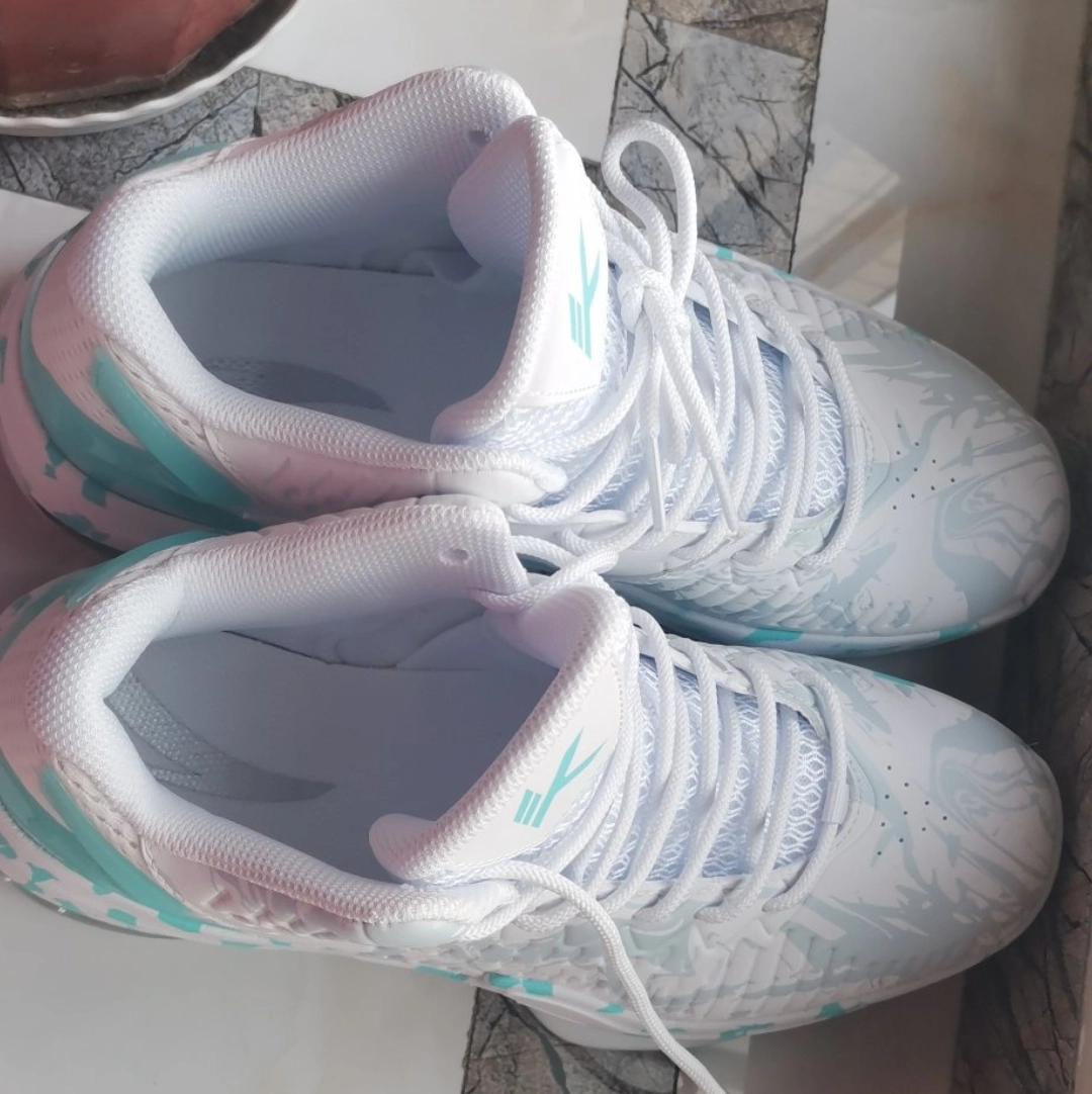 custom review-Anta KT3 Thompson Team Cushioning Anti-Slip And Wear-Resistant High-Top Basketball Shoes White Blue