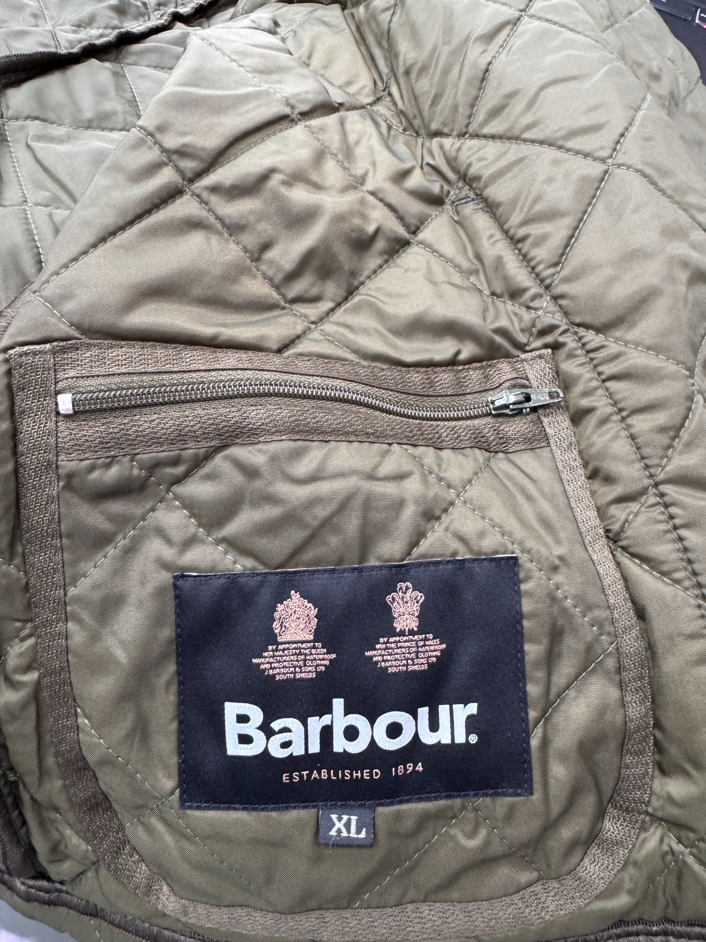 custom review-BARBOUR Army Green Мужские Куртки