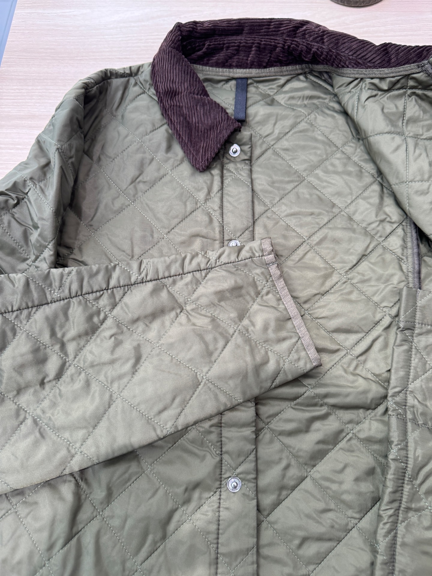 custom review-BARBOUR Army Green Мужские Куртки