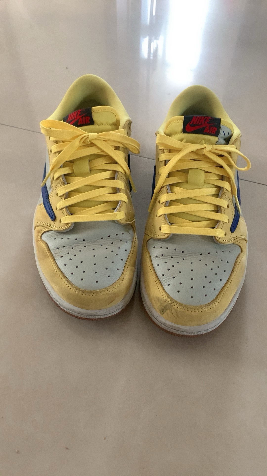 aj1金丝雀倒钩穿搭体验