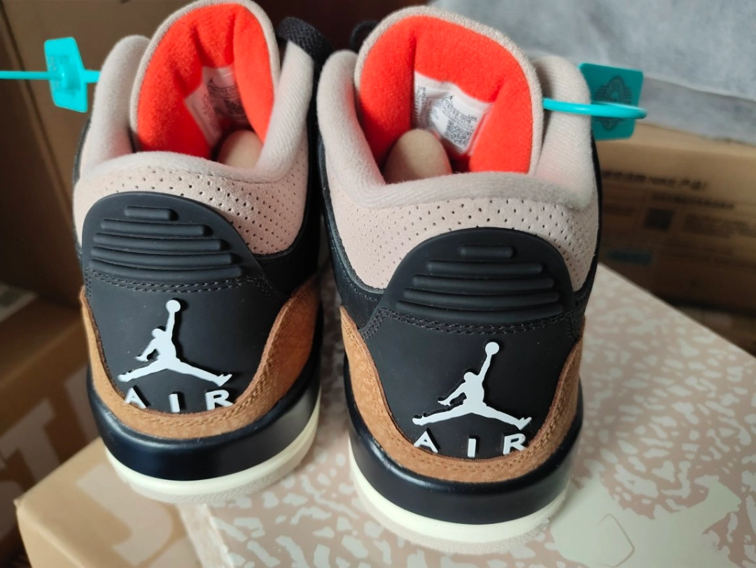 custom review-Jordan Air Джордан 3 Ретро 'Пустыня Слон' MID Топ Винтажные баскетбольные кроссовки Мужской Черно-коричневый